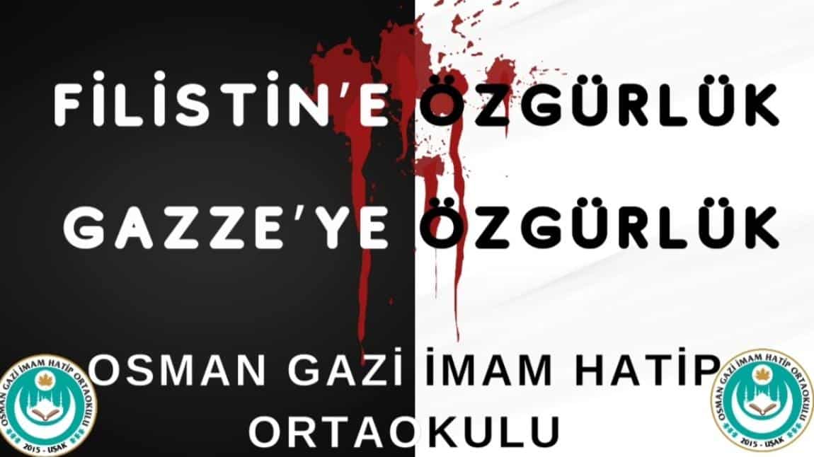 Yoğunlaştırılmış yabancı dil sınıfı öğrencilerimizin insanlığa mesajı  GAZZE'YE destek olalım, boykota devam edelim.